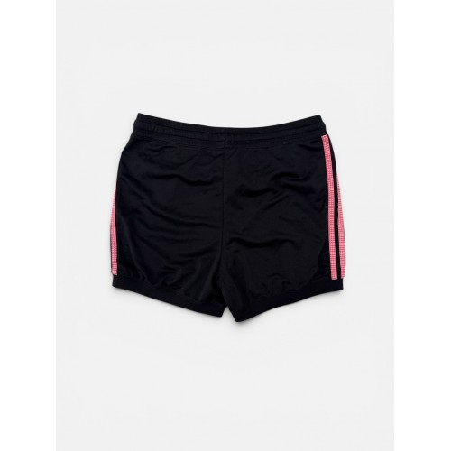 Adidas Γυναικείο Αθλητικό Shorts Μαύρο με Ροζ Λεπτομέρειες